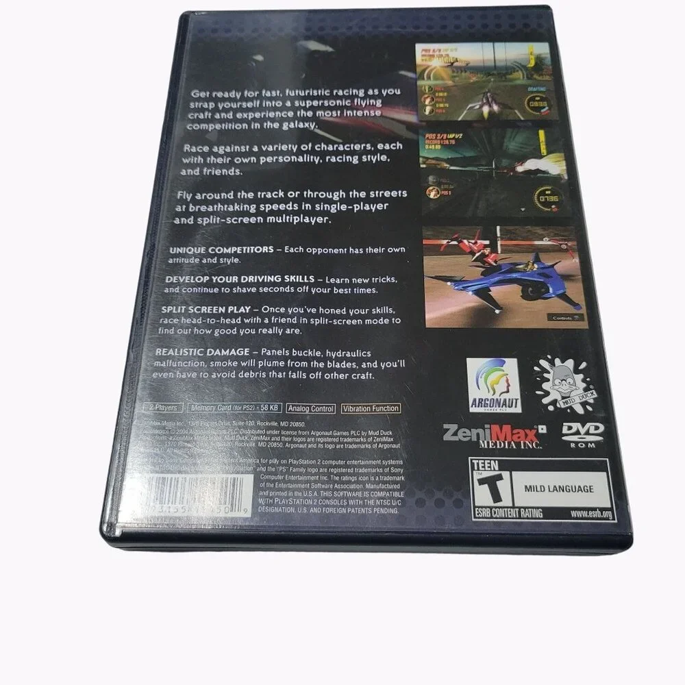 Power Drome Sony Playstation 2 PS2 Video Game Includes Case No Manual